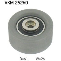 VKM 25260 SKF Паразитный / Ведущий ролик, Зубчастий ремінь