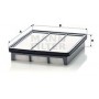 C 2542 MANN-FILTER Повітряний фільтр