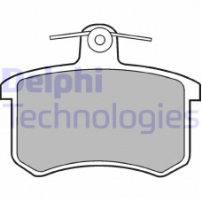 LP451 DELPHI Комплект гальмівних колодок дисковий гальм