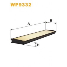 WP9332 WIX FILTERS Фільтр повітря у внутрішньому просторі