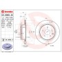 09.8969.20 BREMBO Гальмівний диск