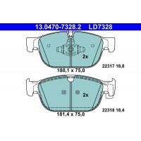 13.0470-7328.2 ATE КомплеК т гальмівних колодок, дискове гальмо