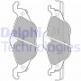 LP1673 DELPHI Комплект гальмівних колодок дисковий гальм