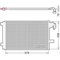 DCN32063 DENSO Конденсатор кондиціонера