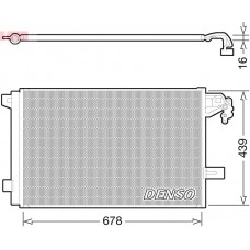 DCN32063 DENSO Конденсатор кондиціонера