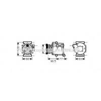 FDAK434 AVA QUALITY COOLING Компресор кондиціонера