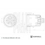 ADBP990022 BLUE PRINT Кришка корпус масляного фільтра