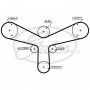 K015624XS GATES Комплект ременя ГРМ