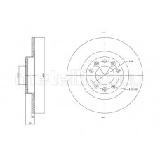 800-1760C CIFAM Гальмівний диск