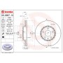 09.8937.11 BREMBO Гальмівний диск