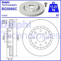 BG5066C DELPHI Гальмівний диск