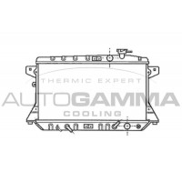 102117 AUTOGAMMA Радіатор охолодження двигуна