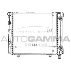 100542 AUTOGAMMA Радіатор охолодження двигуна
