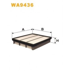 WA9436 WIX FILTERS Повітряний фільтр
