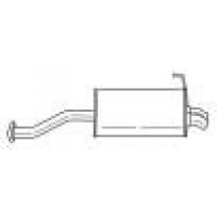 23645 SIGAM Глушник вихлопних газів кінцевий