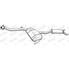 21079 WALKER Глушник вихлопних газів кінцевий