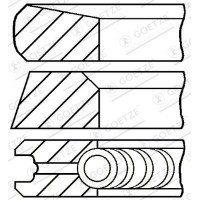 08-113500-00 GOETZE ENGINE Комплект поршневих кілець