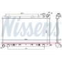 67747 NISSENS Радіатор охолодження двигуна