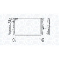 350213955000 MAGNETI MARELLI Радіатор охолодження двигуна