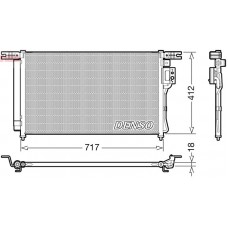 DCN41008 DENSO Конденсатор кондиціонера