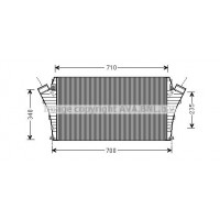 Интеркулер AVA QUALITY COOLING OLA4491