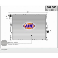 104.080 AHE Радіатор охолодження двигуна