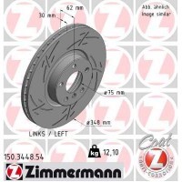 150.3448.54 ZIMMERMANN Гальмівний диск
