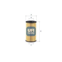 25.267.00 UFI Масляний фільтр