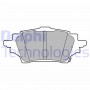 LP3608 DELPHI Комплект гальмівних колодок дисковий гальм