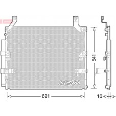 DCN50032 DENSO Конденсатор кондиціонера