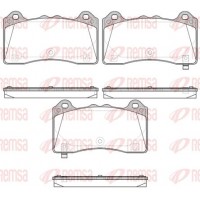 1736.02 REMSA Комплект гальмівних колодок дисковий гальм