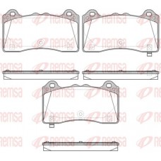1736.02 REMSA Комплект гальмівних колодок дисковий гальм