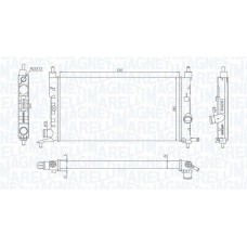 350213190400 MAGNETI MARELLI Радіатор охолодження двигуна