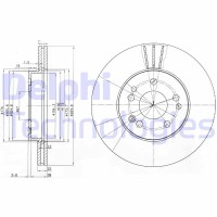 BG2345 DELPHI Гальмівний диск
