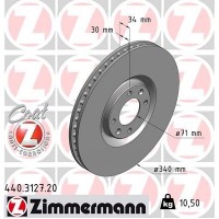 440.3127.20 ZIMMERMANN Гальмівний диск