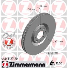 440.3127.20 ZIMMERMANN Гальмівний диск