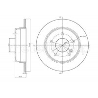 800-315C CIFAM Гальмівний диск