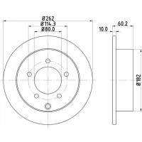 8DD 355 119-181 HELLA Гальмівний диск