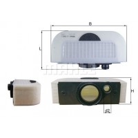 LX 3557/1 MAHLE Повітряний фільтр