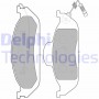 LP1299 DELPHI Комплект гальмівних колодок дисковий гальм