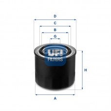 23.259.00 UFI Масляний фільтр