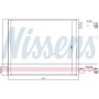 940371 NISSENS Конденсатор кондиціонера