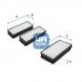 53.070.00 UFI Фільтр повітря у внутрішньому просторі