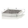 CUK 26 023 MANN-FILTER Фільтр повітря у внутрішньому просторі
