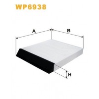 WP6938 WIX FILTERS Фільтр повітря у внутрішньому просторі