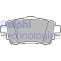 LP3145 DELPHI Комплект гальмівних колодок дисковий гальм