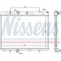 636007 NISSENS Радіатор охолодження двигуна