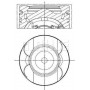 001 PI 00133 000 MAHLE Поршень