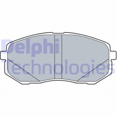 LP3538 DELPHI Комплект гальмівних колодок дисковий гальм