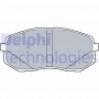 LP3538 DELPHI Комплект гальмівних колодок дисковий гальм